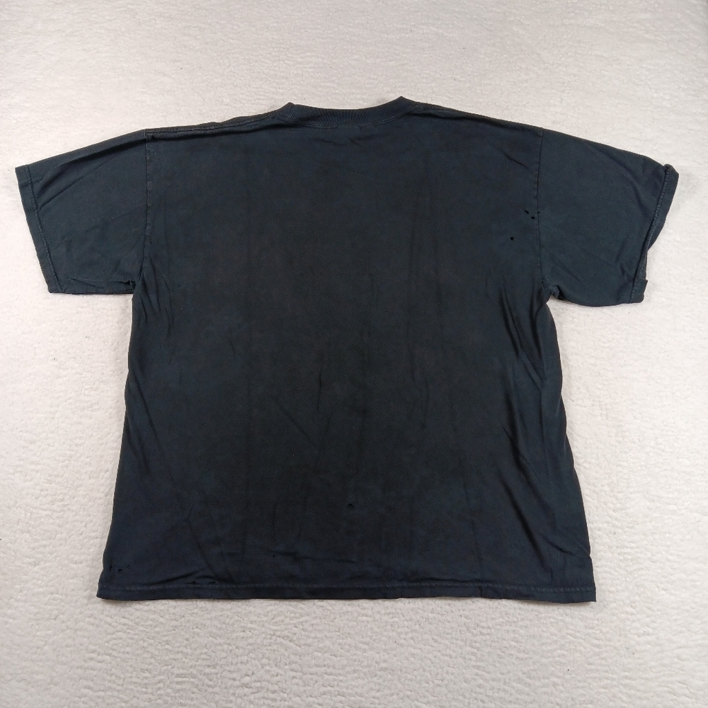 Vintage Social Distortion Shirt Mens 2XL Black Punk Skeleton Clover Thrashed - Picture 7 of 12